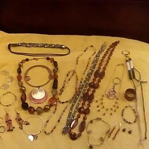 Lot of boho hippie gypsy jewelry lot